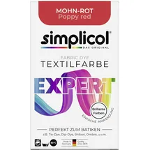 Heitmann simplicol Textilfarbe expert Mohn-Rot