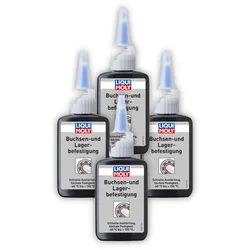 4x 50g LIQUI MOLY 3807 Klebstoff Buchsen- und Lagerbefestigung Kleber Gummi