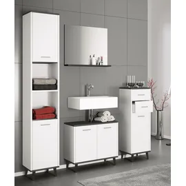 VCM Landos 60 x 56 x 28 cm weiß/anthrazit