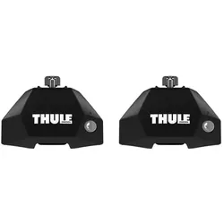 THULE 710704 Evo Fixpoint Fußsatz für Dachträger Fixpunkte 2 Stück