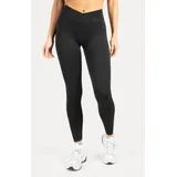 SMILODOX Leggings Silvia Scrunch, in Schwarz Schwarz