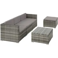 TECTAKE Rattan Lounge Lignano  
1