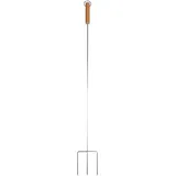 Esschert Design Grillspieß 75,2 cm Metall und Holz silber