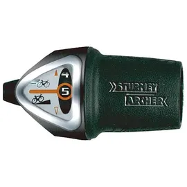 STURMEY ARCHER Twist Grip 5 Gang mit Innenzug Schwarz/Silber Einheitsgröße