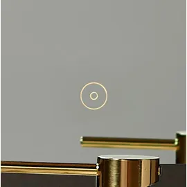 Loevschall LED-Lichtspiegel »Verona«, silberfarben