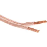 HQ Power Lautsprecherkabel TRANSPARENT 2 x 2.50 mm2 100 m