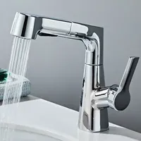 Einhebelmischer Ausziehbar Küchenarmatur Spültisch Küche Brause 360° Wasserhahn