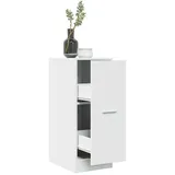 vidaXL Apothekerschrank Weiß 30x41x77,5 cm Holzwerkstoff
