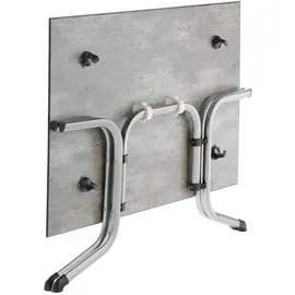 Sieger Klapptisch 140 x 90 x 72 cm graphit/beton hell