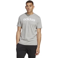 Adidas T-Shirt, Herren - grau, grau|weiß, 2XL