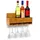 Relaxdays Weinregal braun 36,0 x 11,5 x 17,0 cm
