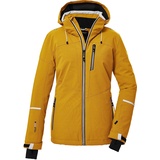 KILLTEC Damen Skijacke/Funktionsjacke mit abzippbarer Kapuze und Schneefang KSW 81 WMN SKI JCKT, dark sun, 42, 39746-000