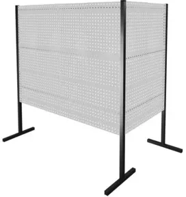 Kappes Trennwand RasterPlan Doppelfeld 90° L1000 / 2000 mm H1500 mm RAL 7035 6 LP