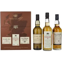 Classic Malts Selection Collection Coastal Caol Ila Single Malt 43% vol 0,2 l + Clynelish Single Malt 46% vol 0,2 l + Talisker Single Malt 45,8% vol 0,2 l