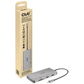 Club 3D 9-in-1 Hub, USB-C 3.0 [Stecker] (CSV-1594)
