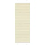 vidaXL Plissee Creme 70x200 cm Stoffbreite 69,4 cm Polyester, Faltrollo, Klemmfix, Plisseerollo, Jalousie, Rollo, Plisseerollo für Fenster