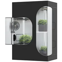 THE HOOKAH Gewächshaus Deluxe Growbox Growzelt Grow Box D600 Growschrank Zuchtschrank Zelt