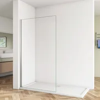 110x200cm Duschabtrennung Walk In 8mm Nano ESG Klarglas Duschtrennwand Höhe 200cm