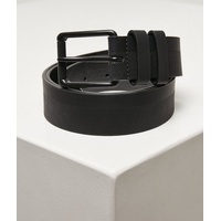 URBAN CLASSICS Imitation Leather Basic Belt Gürtel schwarz