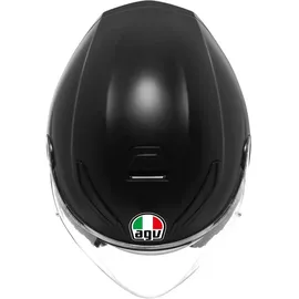 AGV K5 Jet Evo E2206, Motorrad Jet-Helmet, Unisex, Matt Black, S