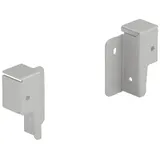 Hettich Schubkasten-Rückwandverbinder ArciTech, 9150630 links/rechts Stahl silber