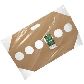 Papstar Tragetabletts Pappe 12 cm x 9,5 cm x 62 cm 150 St. Braun