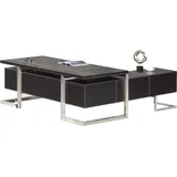 Jet-Line Büroschreibtisch Venedig schwarz