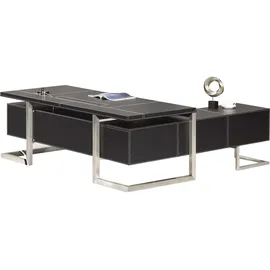 Jet-Line Büroschreibtisch Venedig schwarz