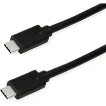 ROLINE GREEN USB-C 1 m Schwarz/Grün