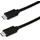 ROLINE GREEN USB-C 1 m Schwarz/Grün