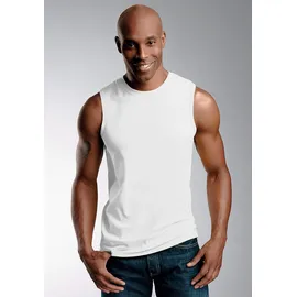 H.I.S. Muscleshirt "Unterziehshirt, Unterhemd für Herren", Herren, Gr. 5/M, weiß, Single Jersey, Obermaterial: 100% Baumwolle, unifarben, Basic, figurbetont normal, Rundhals, Shirts, unifarben, Rundhalsausschnitt, aus Baumwolle