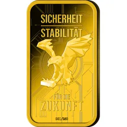 5g Goldbarren "Sicherheit und Stabilität"