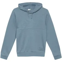 S.Oliver - Kapuzen-Sweatshirt aus Baumwollmix mit Print-Details Jungen, blau