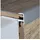 PROVISTON | Treppenkantenprofil 43 X 30 X 1000 mm Aluminium eloxiert Winkelprofil Silber