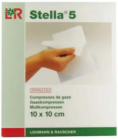 Lohmann & Rauscher Stella 5 Mullkompresse Steril 10x10cm Stück 12 (35005)