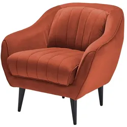 Sessel  Sophia ¦ orange ¦ Maße (cm): B: 86 H: 83 T: 90