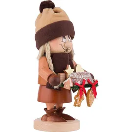 Christian Ulbricht Räuchermann Wichtel Striezel Mädchen 29 cm beige