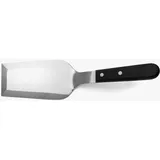 Arcos Küchen-Spachtel Edelstahl NITRUM 160 mm - Chemikalien- und Hitzebeständig - Ergonomischer POM-Griff Schwarz - Universal Serie