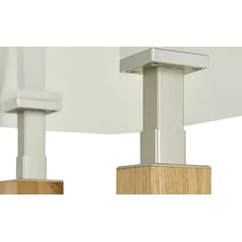 Wohnwert Couchtisch Quatro holzfarben 70 x 42 cm