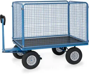 fetra Handpritschenwagen 6445P pulverbeschichtet RAL 5007