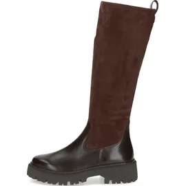 CAPRICE Damen Stiefel mit Absatz mit Thermosohle Bequem, Braun (Dk Brown Comb), 39 EU