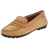 GEOX D KOSMOPOLIS Grip Moccasin, Camel, 41