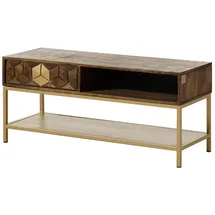 Massivmoebel24 Diamond Braun Mango 110 x 40 x 50 cm