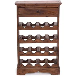 DESIGN DELIGHTS Cortez Weinregal 85 x 50 x 23 cm Braun