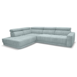 Ecksofa Abel Stoff Platinum Grey