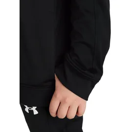 Under Armour Knit Track Suit, Black / White - 14-16 Jahre
