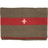 Max Fuchs MFH Schweiz. Wolldecke braun ca. 200x150cm Einheitsfarbe