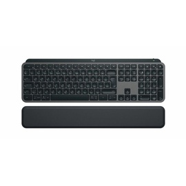 Logitech MX Keys S Graphite US International + MX Palm Rest Bundle