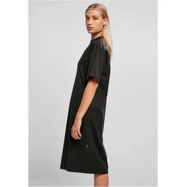 URBAN CLASSICS Organic Oversized Kurzes Kurzarmkleid Black M