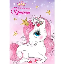 COFI Unicorn Kuscheldecke 100 x 140 cm Mehrfarbig